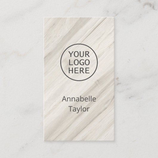 Natuurlijke Spa naam Sociale Media Visitekaartje (Voorkant)