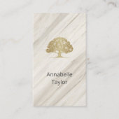 Natuurlijke Spa naam Sociale Media Visitekaartje (Voorkant)