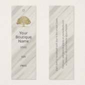 Natuurlijke Spa Prijs Label Mini Visitekaartjes (Voorkant /achterkant)