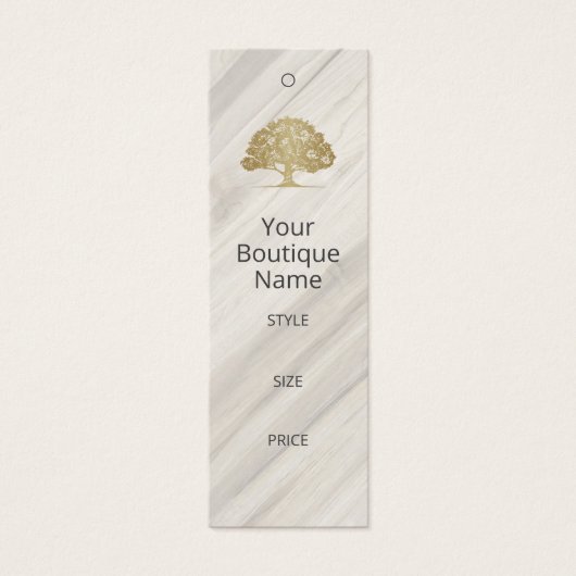 Natuurlijke Spa Prijs Label Mini Visitekaartjes (Voorkant)