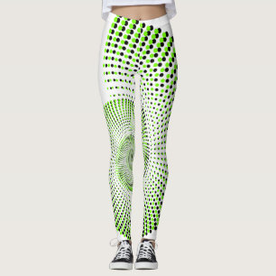 Natuurlijke spiraalstroomleggings leggings