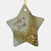 Natuurlijke staartroep keramisch ornament (Links)