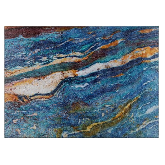 Natuurlijke steenbuis van glas snijplank (Voorkant)