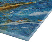 Natuurlijke steenbuis van glas snijplank (Hoek)