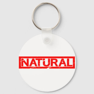 Natuurlijke stempel sleutelhanger