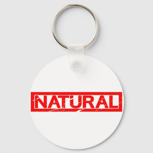 Natuurlijke stempel sleutelhanger (Voorkant)