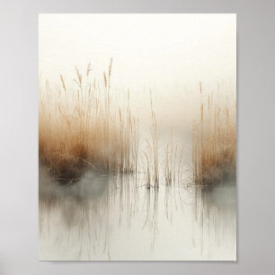 Natuurlijke Stille Overgangen: Een Visuele Antholo Poster