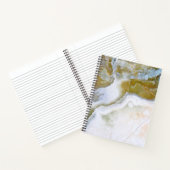 Natuurlijke Stone Pattern Spiral Notitieboek (Binnen)