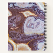 Natuurlijke Stone Pattern Spiral Notitieboek (Achterkant)