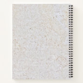 Natuurlijke Stone Pattern Spiral Notitieboek (Achterkant)