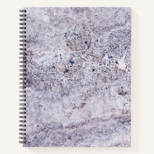 Natuurlijke Stone Pattern Spiral Notitieboek (Voorkant)