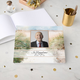 Natuurlijke Strand Viering van het Leven Begrafeni Gastenboek