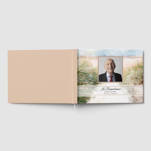 Natuurlijke Strand Viering van het Leven Begrafeni Gastenboek (Volledig)