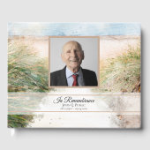 Natuurlijke Strand Viering van het Leven Begrafeni Gastenboek (Voorkant)