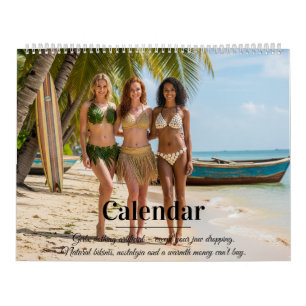 Natuurlijke strandkalender 2026 – Elegant & Speels Kalender