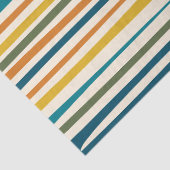 Natuurlijke Stripes Modern esthetisch kleurrijk pa Tissuepapier (Detail)