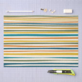 Natuurlijke Stripes Modern esthetisch kleurrijk pa Tissuepapier (Craft)