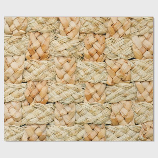 natuurlijke strotextuur  cadeaupapier (Vlak)