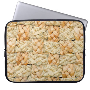 natuurlijke strotextuur  laptop sleeve