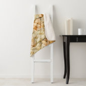 natuurlijke strotextuur sherpa deken (In situ)