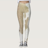 Natuurlijke sycamore boomschors leggings (Voorkant)