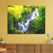 Natuurlijke Symfonie: De Watervallen van Killarney Canvas Afdruk (Insitu (Woonkamer))