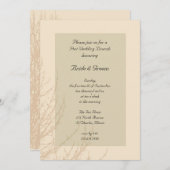 Natuurlijke Takken Bruiloft Brunch na de Bruiloft Kaart (Voorkant / Achterkant)