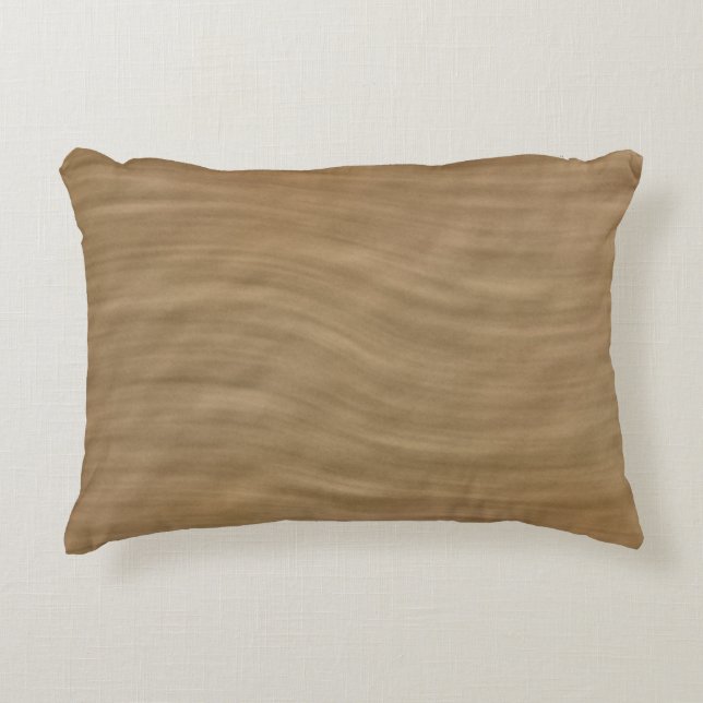 Natuurlijke Tan Sandstone Kijk achtergrond Decoratief Kussen (Voorkant)