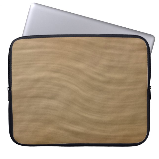 Natuurlijke Tan Sandstone Kijk achtergrond Laptop Sleeve (Voorkant)