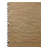 Natuurlijke Tan Sandstone Kijk achtergrond Notitieboek (Voorkant)