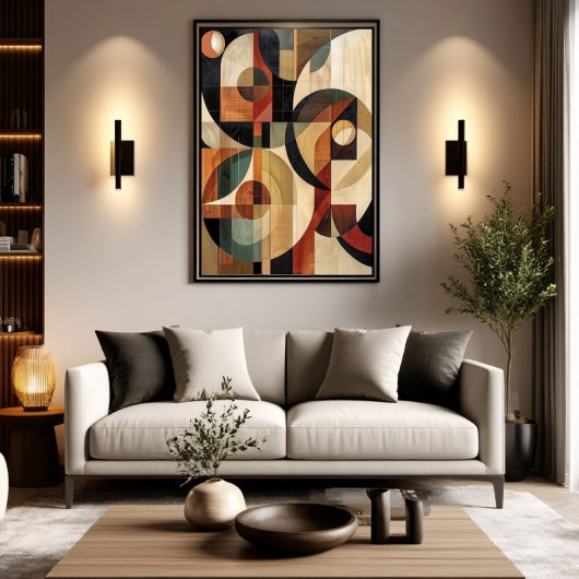 Natuurlijke textuur canvas afdruk