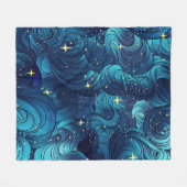 Natuurlijke textuur. Schudschildpad orna Fleece Deken (Voorkant (Horizontaal))