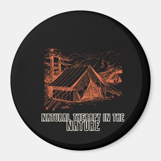 Natuurlijke therapie in de natuur magneet (Voorkant)