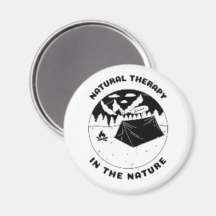 Natuurlijke therapie in de natuur  magneet