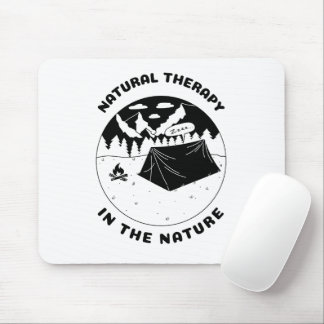 Natuurlijke therapie in de natuur muismat