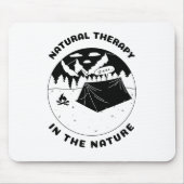 Natuurlijke therapie in de natuur muismat (Voorkant)