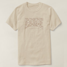 Natuurlijke Toile BRUID Verlovingsfeest Bach-feest T-shirt