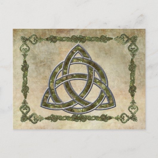 Natuurlijke Triquetra Briefkaart (Voorkant)