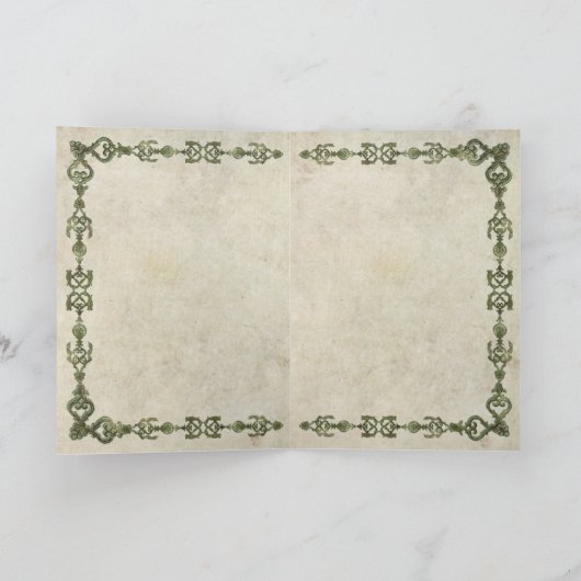 Natuurlijke Triquetra Kaart (Binnen)