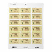 Natuurlijke vanille-honingproduct etiket (Full Sheet)