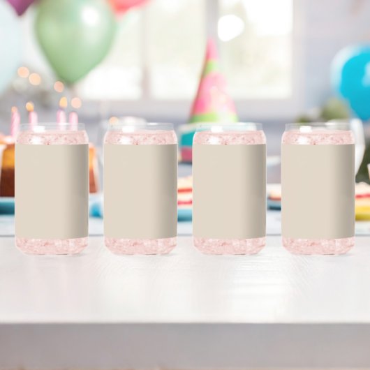 Natuurlijke vaste Linnkleur Blikvorm Glas (Insitu (Verjaardag))
