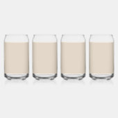 Natuurlijke vaste Linnkleur Blikvorm Glas (Links)