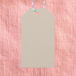 Natuurlijke vaste Linnkleur Cadeaulabel