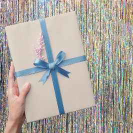 Natuurlijke vaste Linnkleur Cadeaupapier