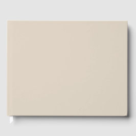 Natuurlijke vaste Linnkleur Gastenboek