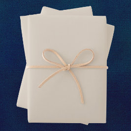 Natuurlijke vaste Linnkleur Inpakpapier Vel