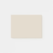 Natuurlijke vaste Linnkleur Post-it® Notes (Voorkant)