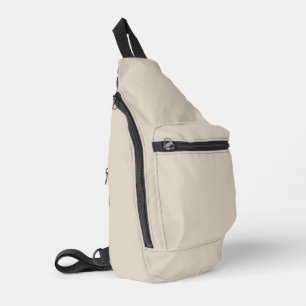 Natuurlijke vaste Linnkleur Sling Bag