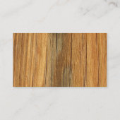 Natuurlijke Visitekaartjes van hout (Achterkant)