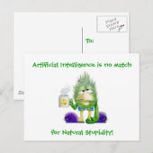 Natuurlijke vochtigheid briefkaart (Voorkant / Achterkant)